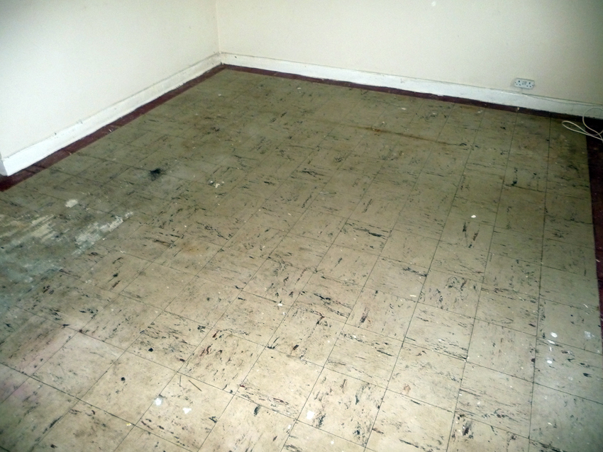 how to recognize asbestos floor tiles