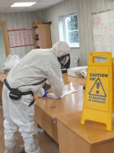 decontamination ashbee operative ppe wears rpe